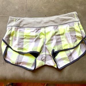 Lululemon VGUC run speed up shorts
